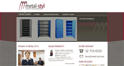 Desktop Screenshot of metal-styl.com